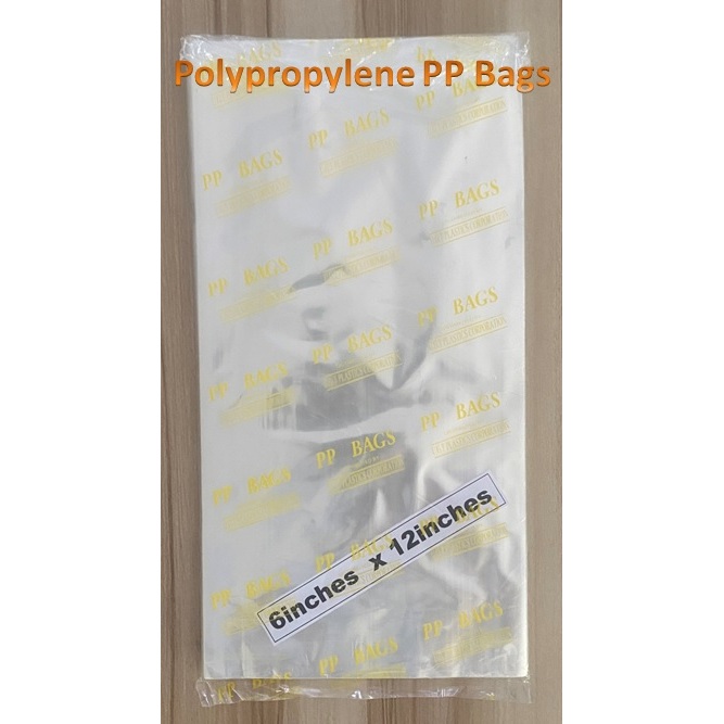 Polypropylene PP PLASTIC BAGS Clear Food Grade Thickness.003 Approx ...