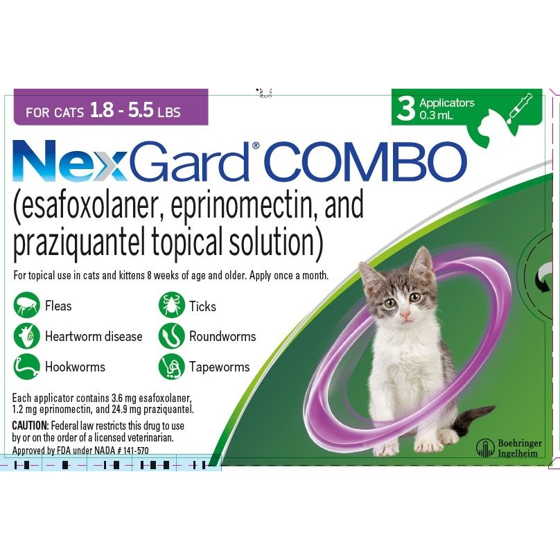 NEXGARD COMBO FOR CATS SMALL | Shopee Philippines
