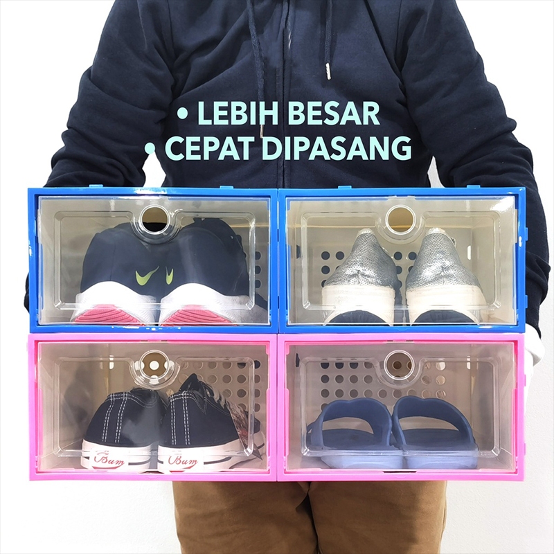 Candy Colorful Shoe Box Large Size Storage Organizer Shoe Rack ...