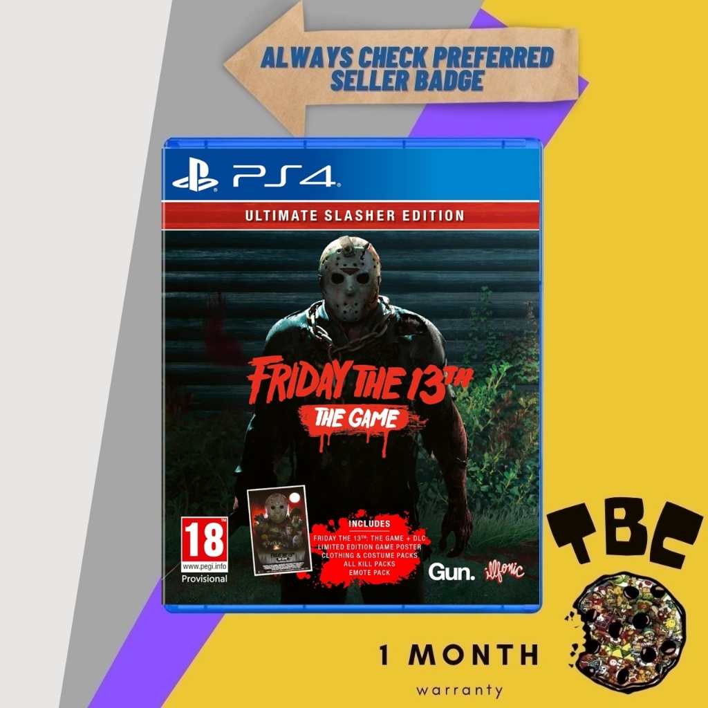 PS4 Friday The 13th Game Ultimate Slasher Edition - PlayStation 4 [R1 ...