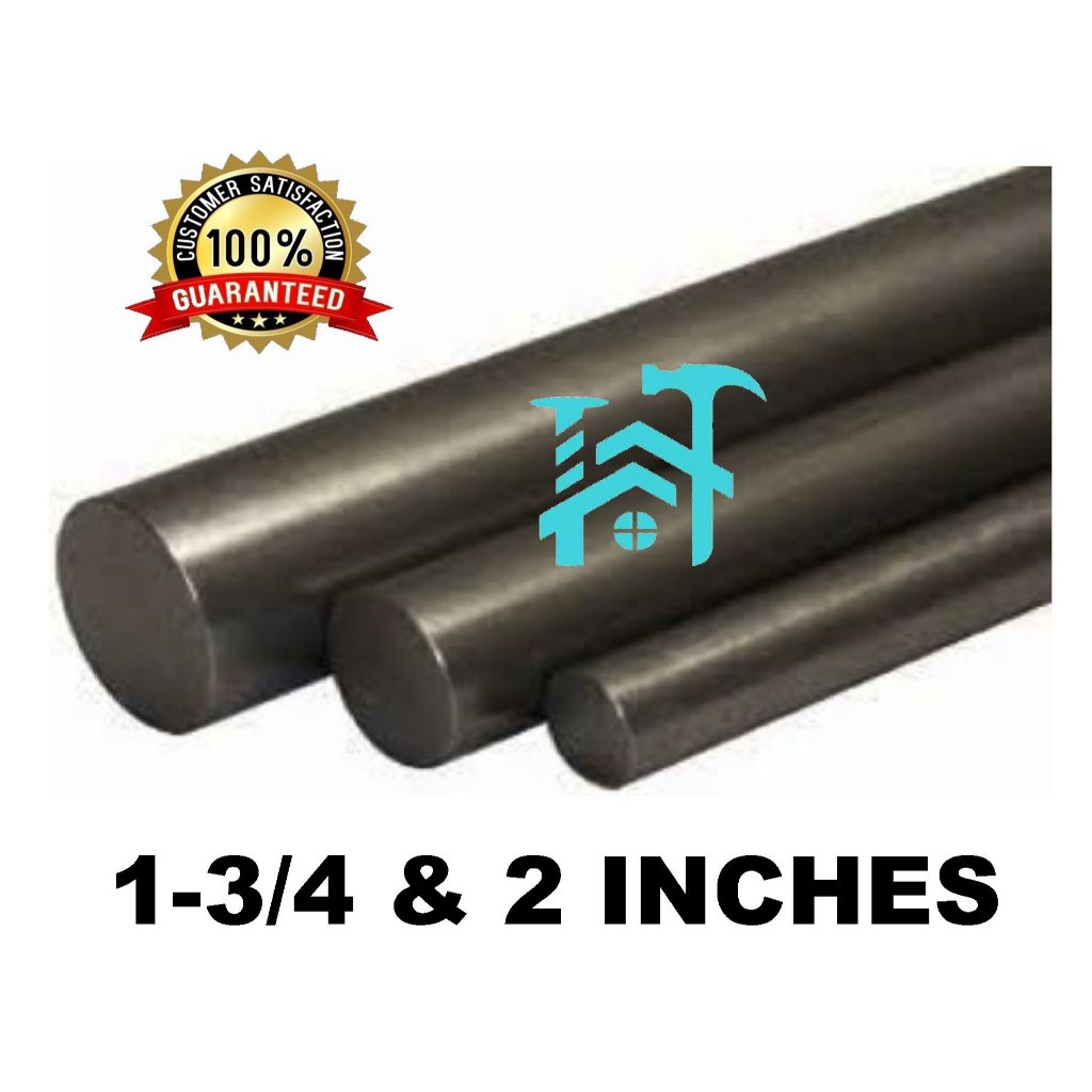 STEEL SHAFTING SOLID ROUND BAR 13/4 OR 2 INCHES (SOLD PER FOOT