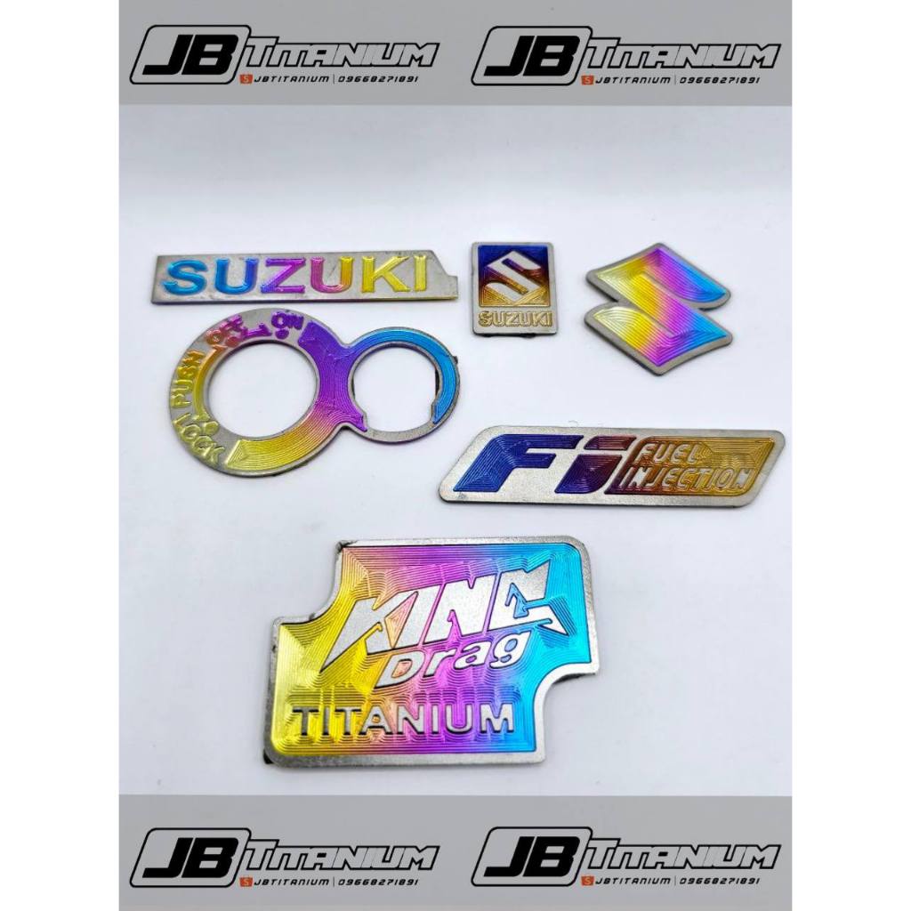 Titanium Emblems and Logo | REAL TITANIUM MATERIAL 100% | RAIDER Logo ...