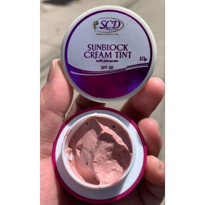 SCD tinted Sunscreen 10g | Shopee Philippines