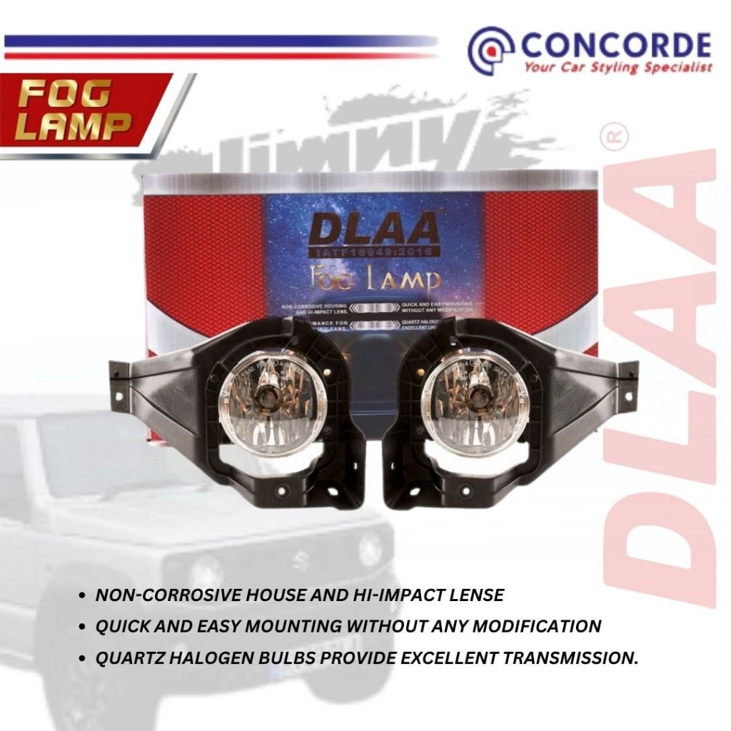 DLAA Fog Lamp w Wire Kit JIMNY 2019-ON SET2PC | Shopee Philippines