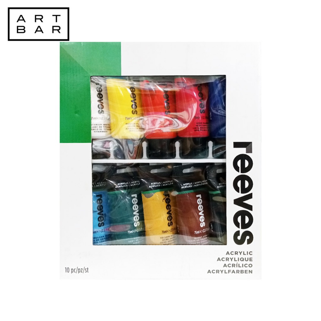 Reeves Acrylic Color 8340905 10 colors 75Ml (Paint) - Art Bar PH ...