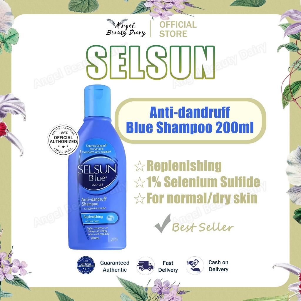 Selsun Blue Medicated Shampoo Treatment Anti Dandruff Seborrheic Dermatitis Shampoo Relieve