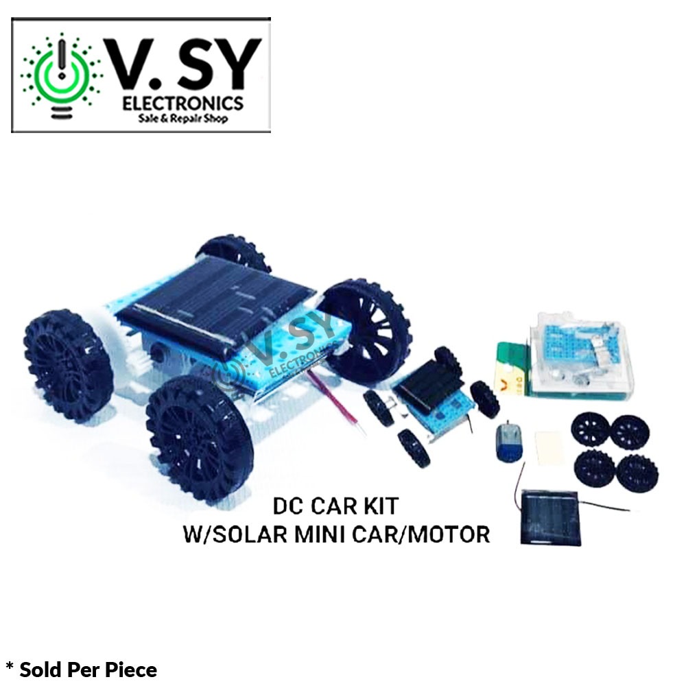 DC Car Kit with Solar mini car /motor | Shopee Philippines