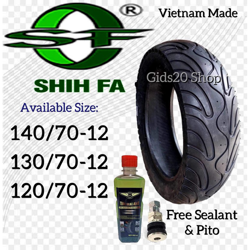 Shifa Tire /Size: 12 Tubeless Free Sealant & Pito | Shopee Philippines