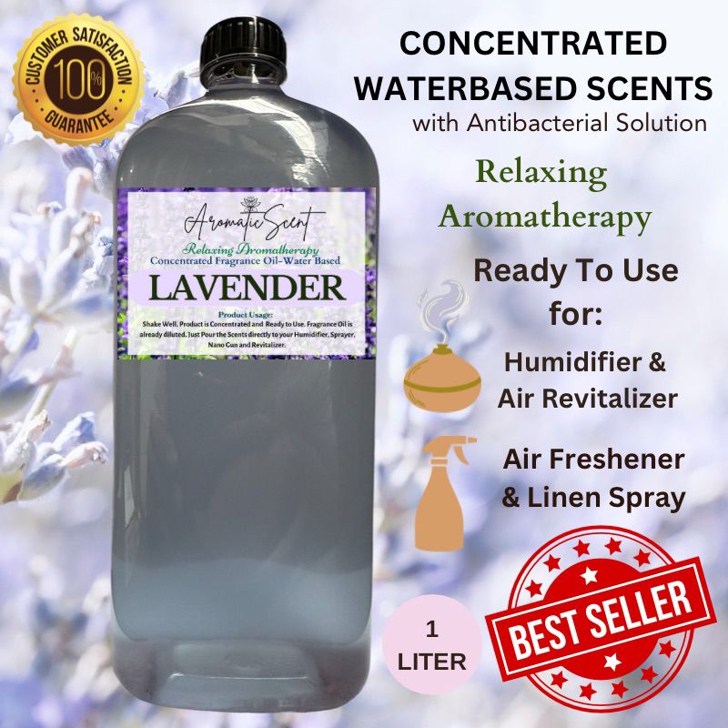 LAVENDER Scent 1L Water Based Essential Oil for Humidifier, Air