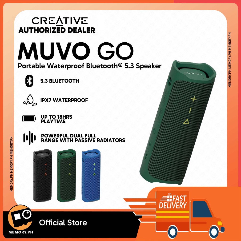 Creative MUVO Go Portable Waterproof Bluetooth 5.3 Speaker | Shopee ...