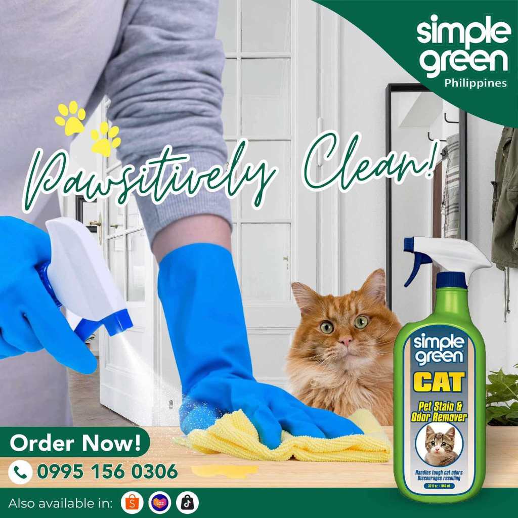 Simple Green® Cat Stain & Odor Remover (946ml) Shopee Philippines