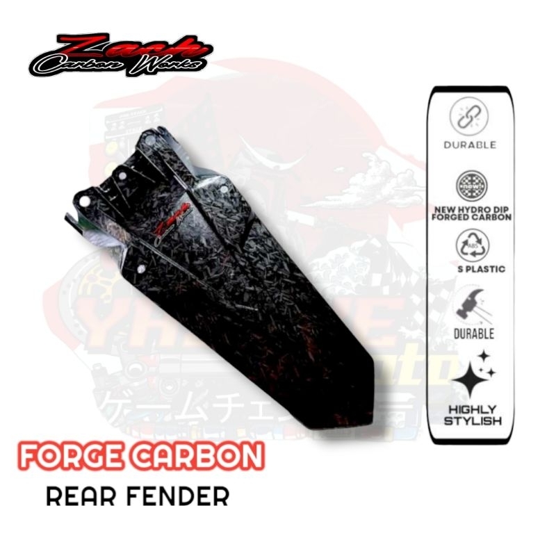 NEW!! Honda Pcx 160 forged hydro dip carbon rear fender. | Shopee ...