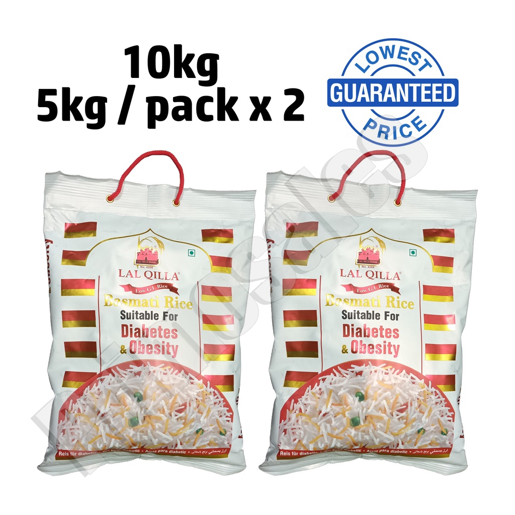 10KG Lal Qilla Basmati Rice (Diabetic Management and Weight loss