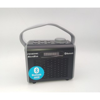 PENSONIC Micro Blue AM FM Radio Bluetooth Speaker MP# Player USB Music ...