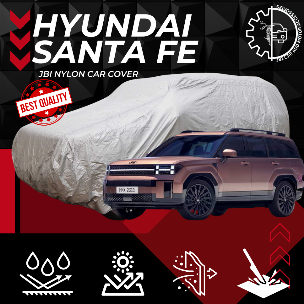 Hyundai Santa Fe High Quality Car Cover (Random Color for Taffeta