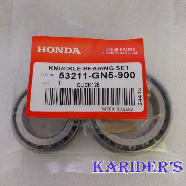 CLICK 125/150 KNUCKLE BEARING OR STICK BEARING SET 53211-GN5-900 - MADE ...