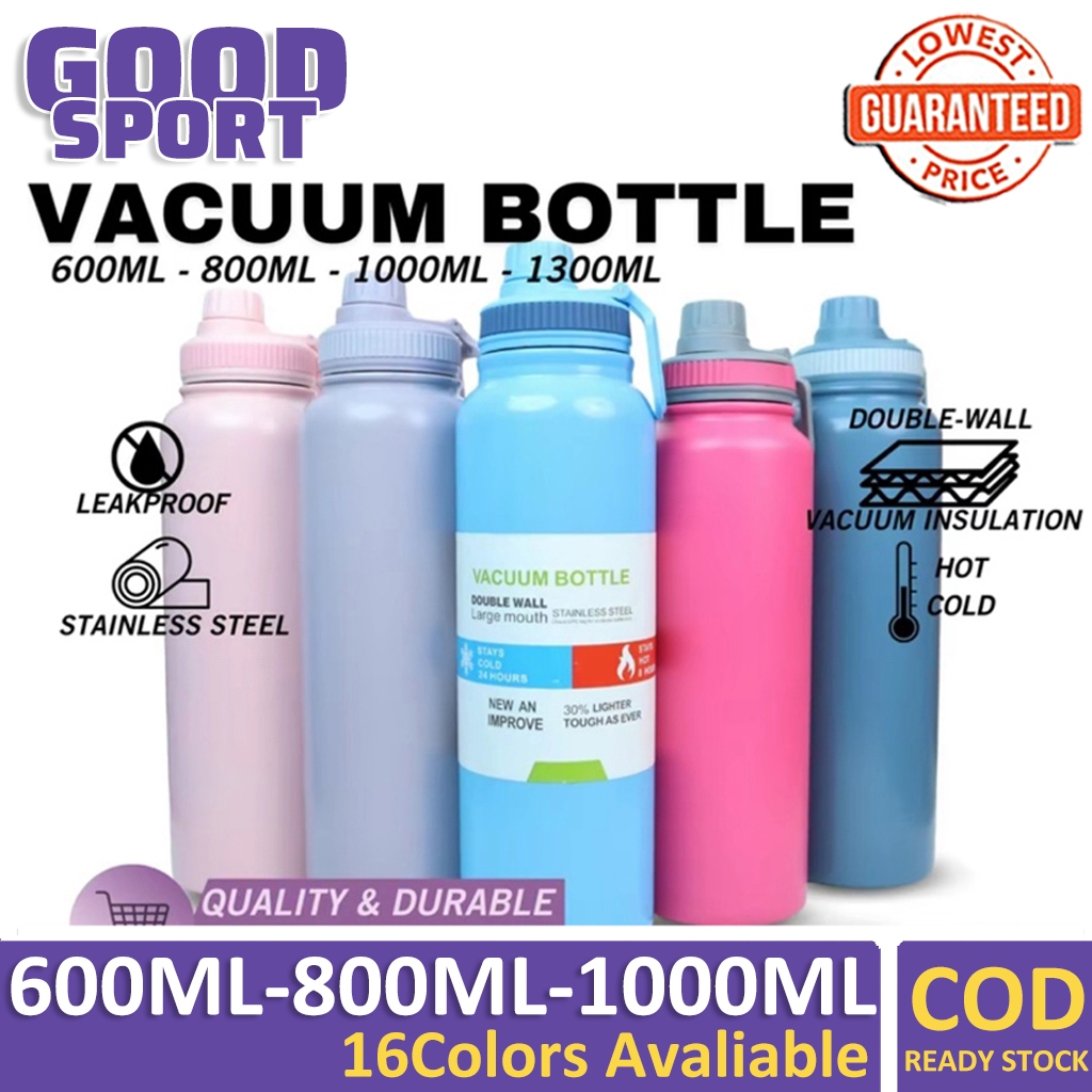 1L Tumbler Stainless Steel Sport Water Bottle Hot And Cold Double