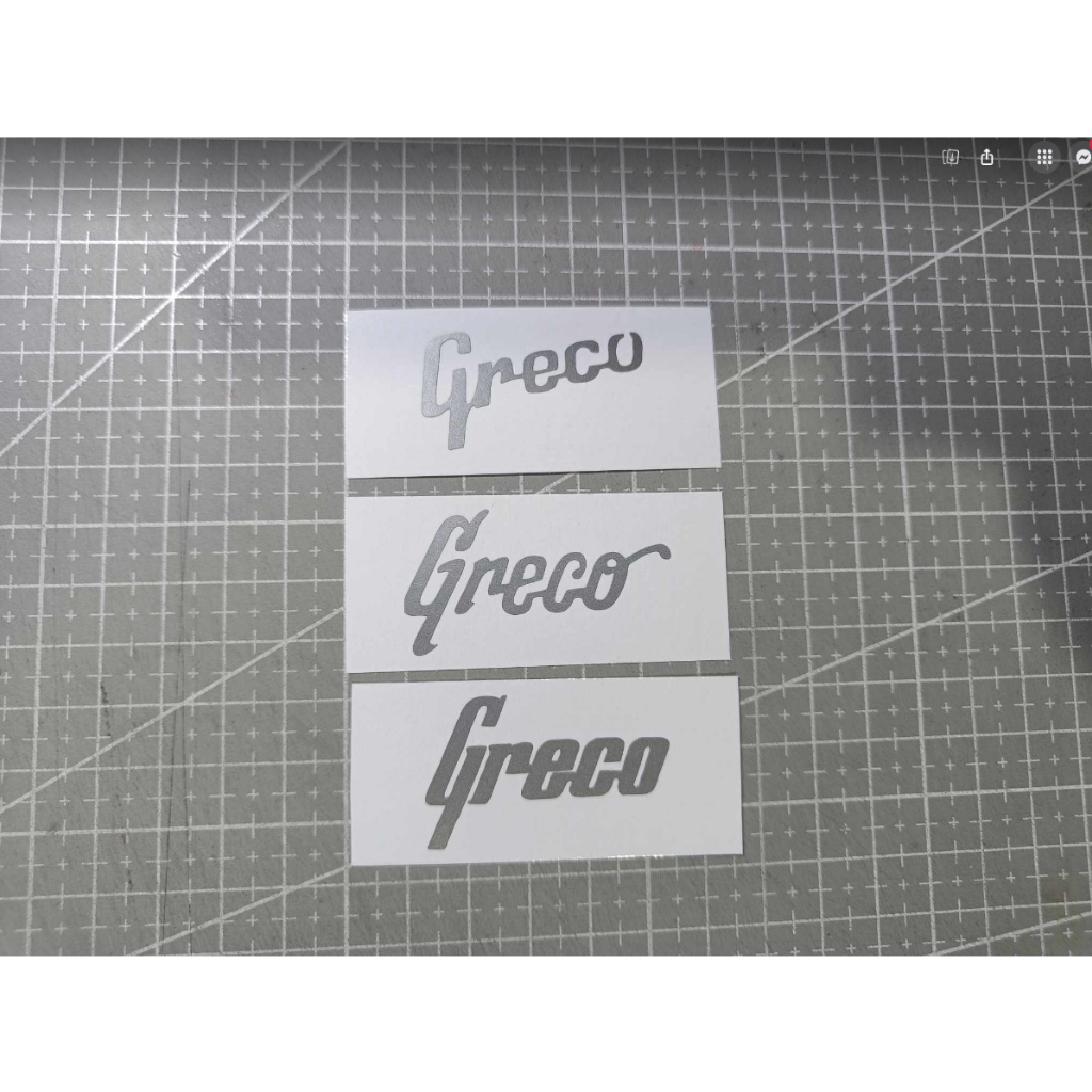 Greco Headstock Decal Sticker | Shopee Philippines