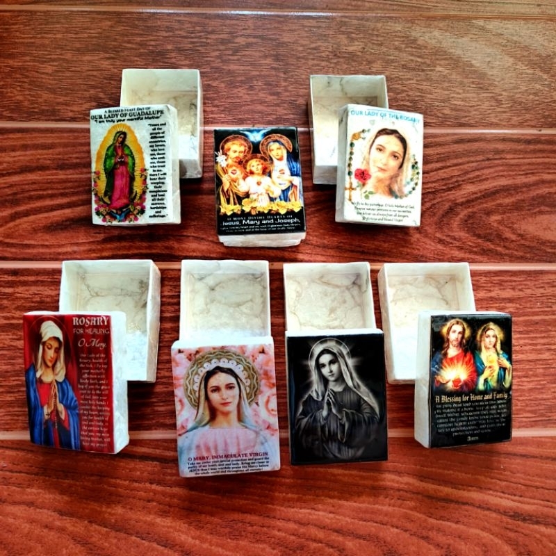 ROSARY BOX CAPIZ SHELL WITH PRAYER | Shopee Philippines