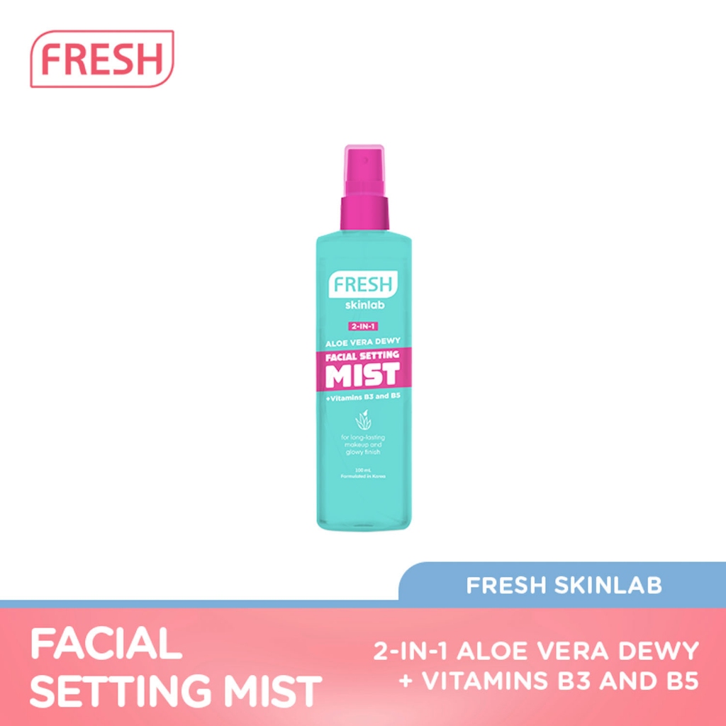 Fresh Skinlab Aloe Vera Dewy Facial Setting Mist (100mL) Shopee