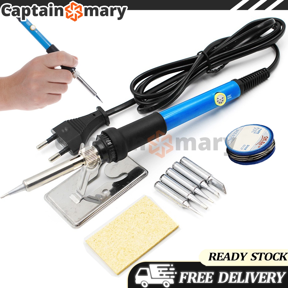 Soldering Iron 60w Adjustable Temperature Electric Solder Iron Rework ...