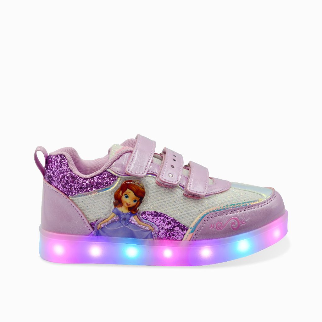 Luces Led Zapatillas Princesa Sofia Con Luces Tenis Zapatillas De