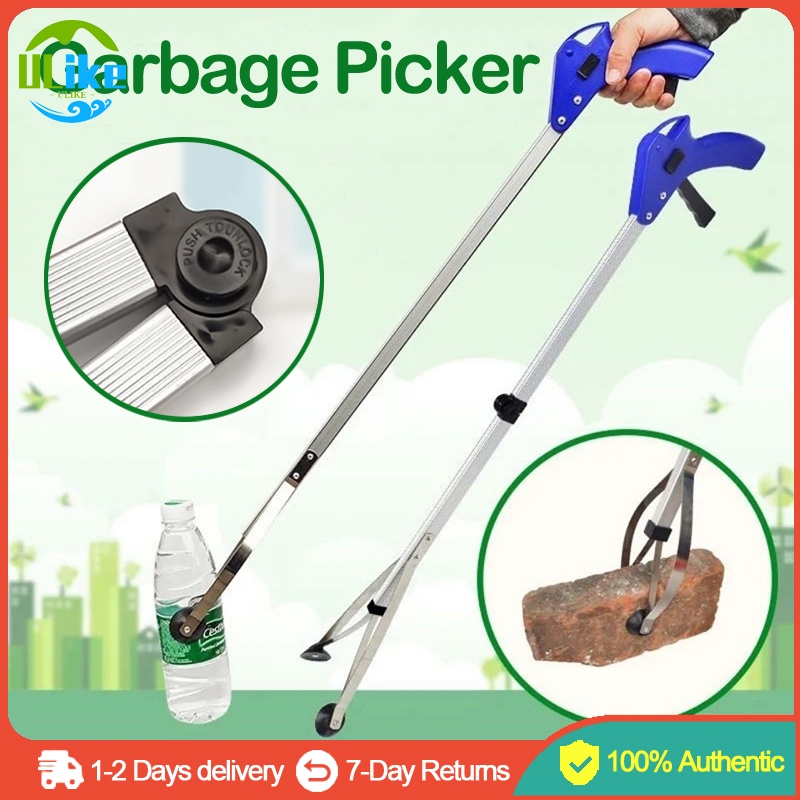 Household Garbage Picker Outdoor Garbage Leaf Grabber Foldable Cleaning ...
