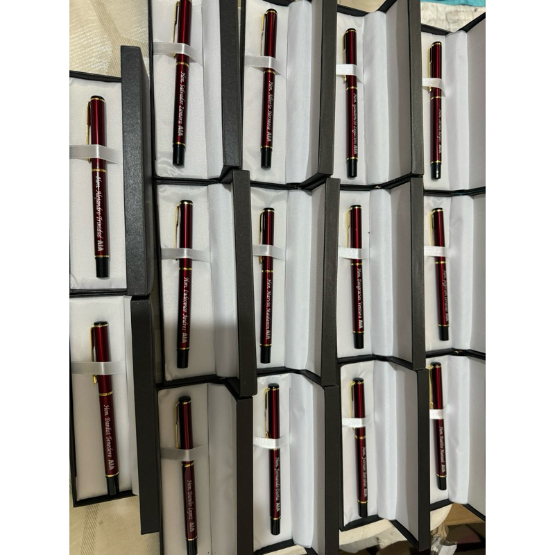 Personalized Formal Classy Metal Sign Pen ALL BLACK INK w/ Laser Name ...