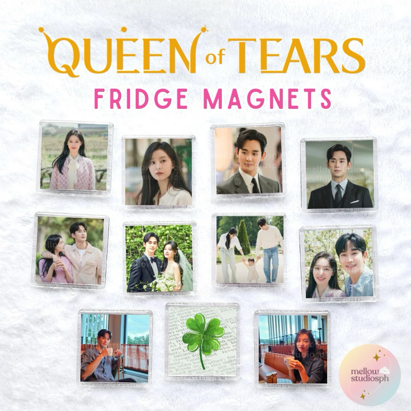 Queen of Tears Merch QOT Magnet (Hong Hae In Baek Hyun Woo Clover ...