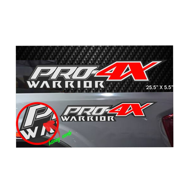 PRO4x/4x4 STICKER PRINTED LAMINATEDC | Shopee Philippines