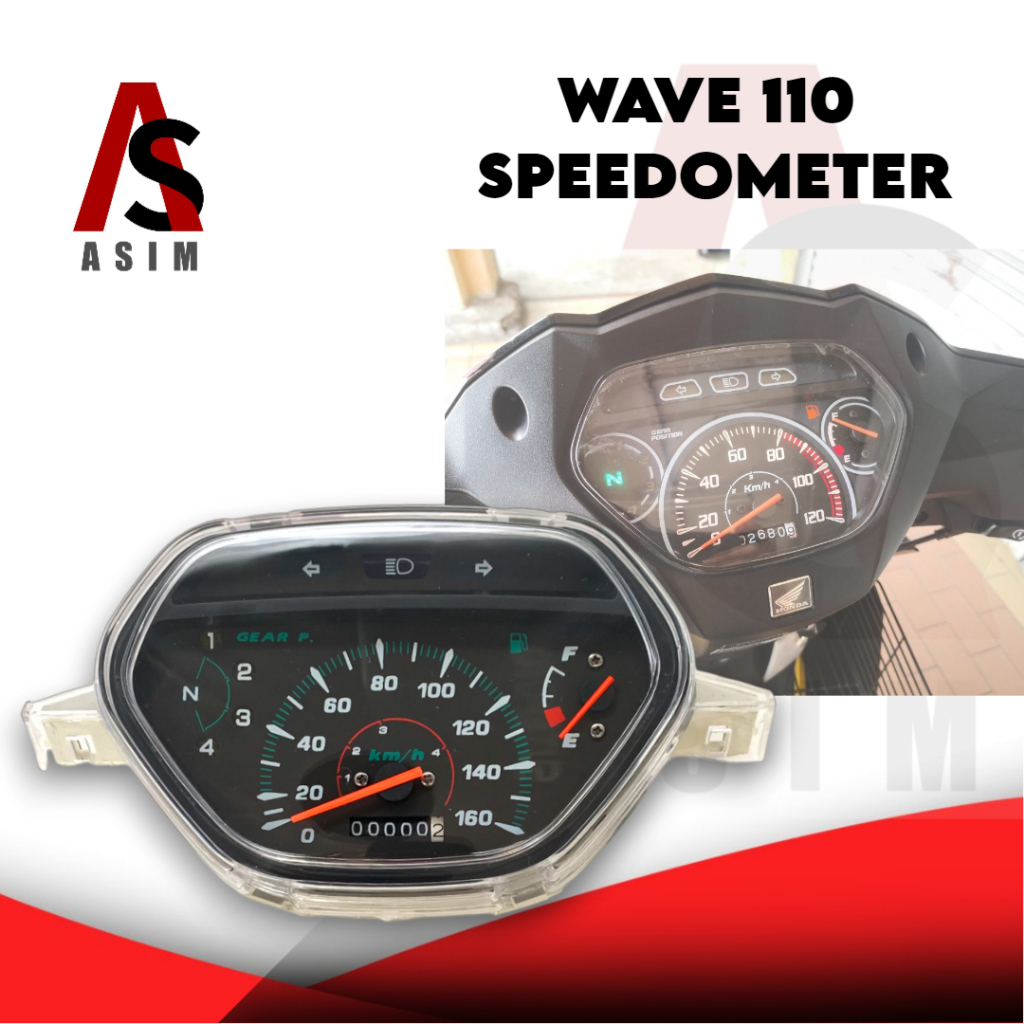 Asim Motorcycle Honda WAVE 110 Speedometer Gauge Assembly for ...