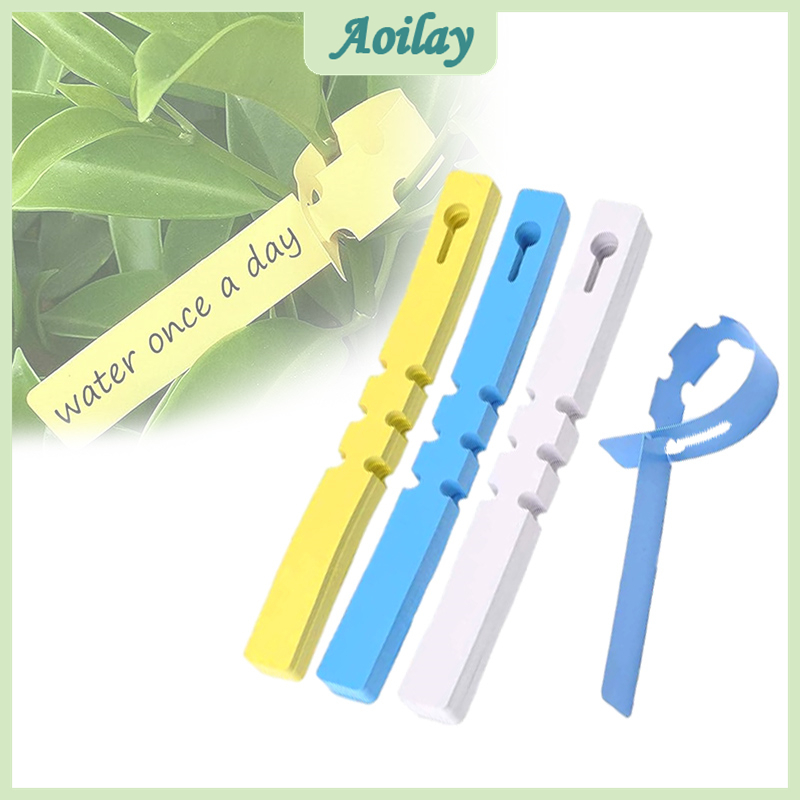 100pcs Plant Label Strips Wrap Around Hanging Tree Tags Waterproof ...
