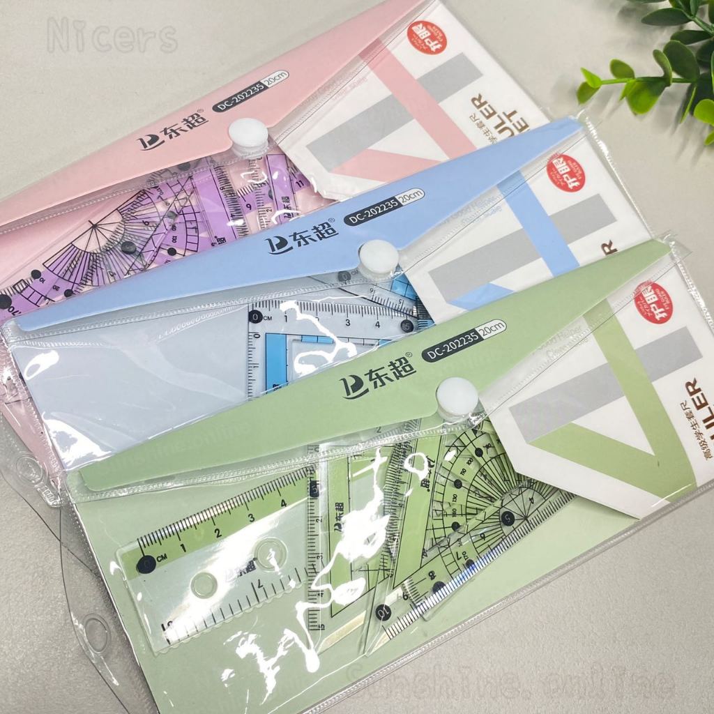 4in1 Multifunctional Stationery Ruler Set School Supplies #DC-202235 ...