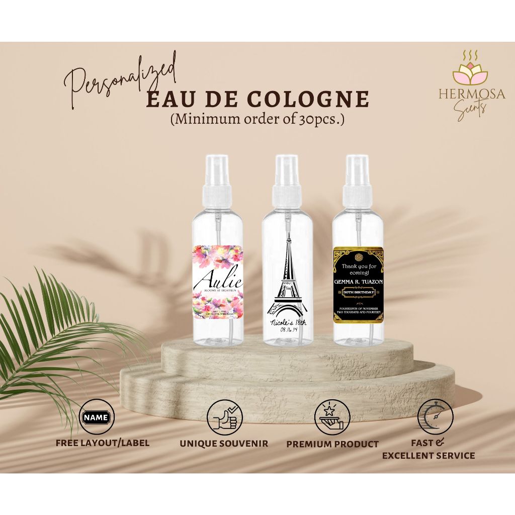 PERSONALIZED LABEL COLOGNE FOR RE-BRANDING OR SOUVENIR (WHOLESALE ...