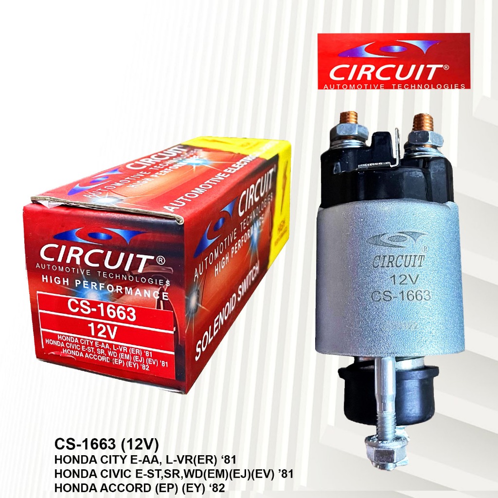 CIRCUIT Solenoid Switch for HONDA CS-1663 | Shopee Philippines