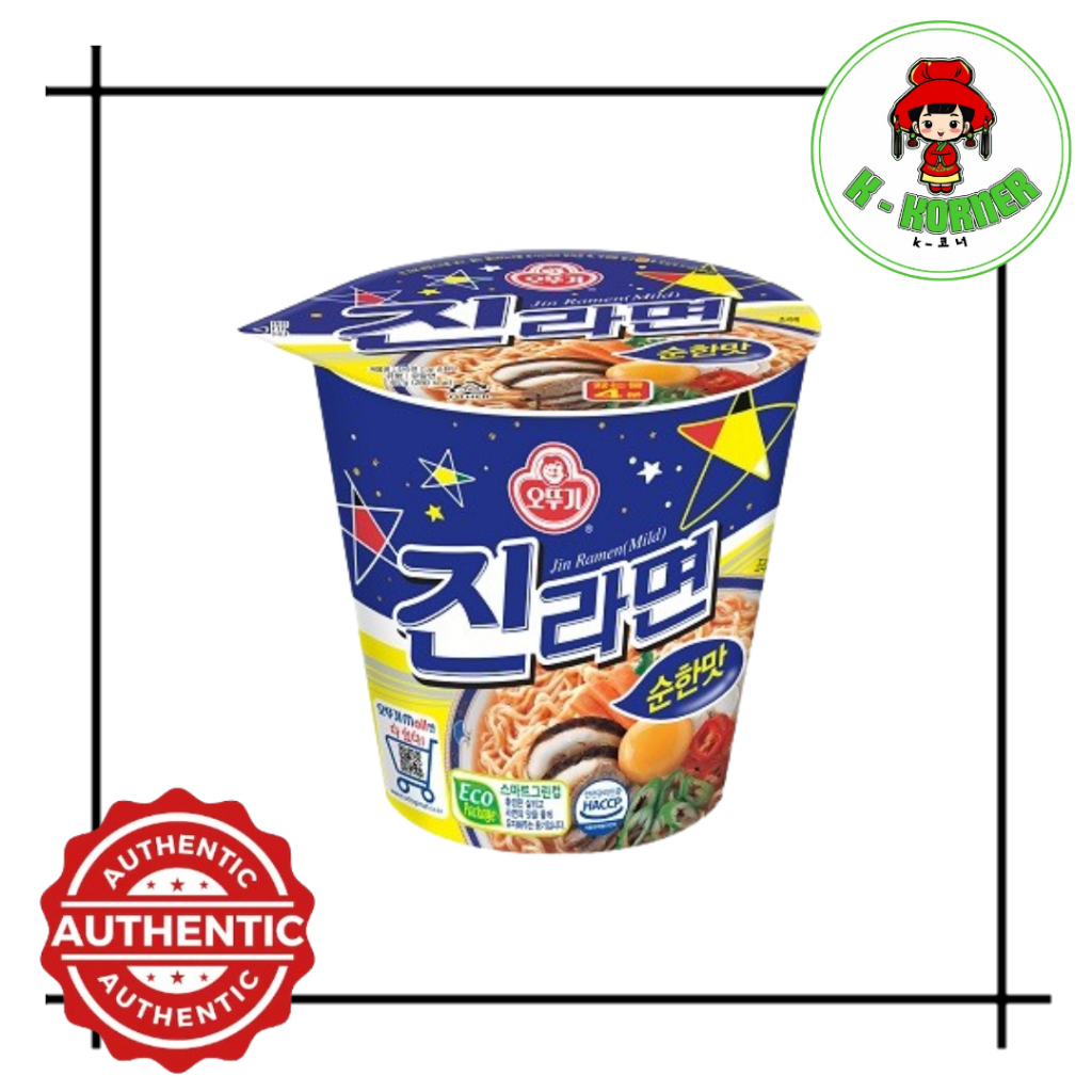 Ottogi Jin Mild Cup Ramen 65g | Shopee Philippines