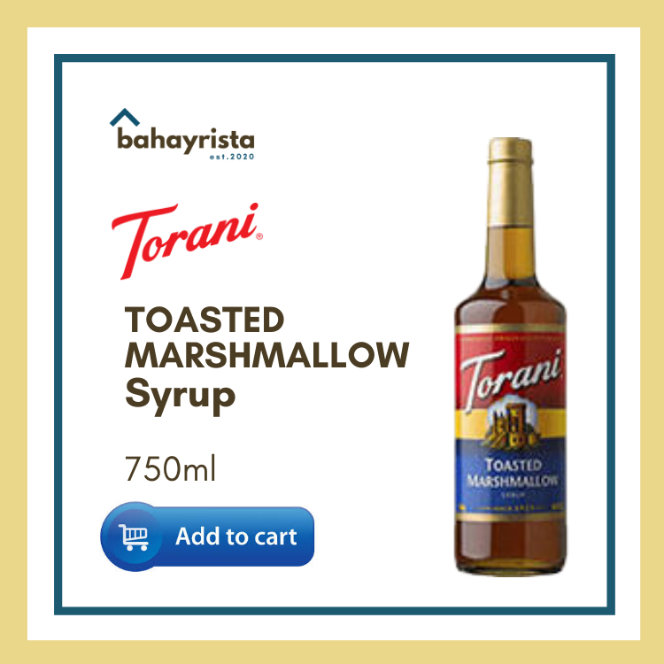 Torani Toasted Marshmallow Syrup 750ml Shopee Philippines