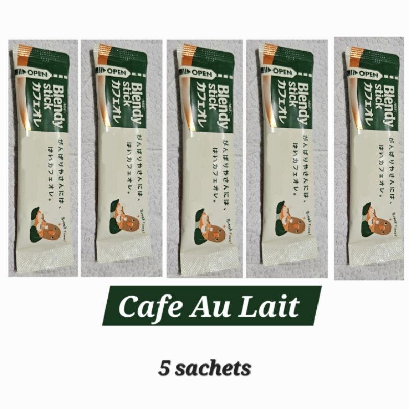 (AGF) Blendy Stick Cafe Au Lait (Original) Instant Coffee / Matcha Au ...