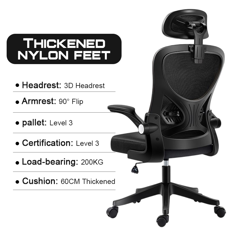 Coospro Office Chair with Arm Rest Computer Chair Ergonomic chair Swivel Chair Home Office Chairs Shopee Philippines