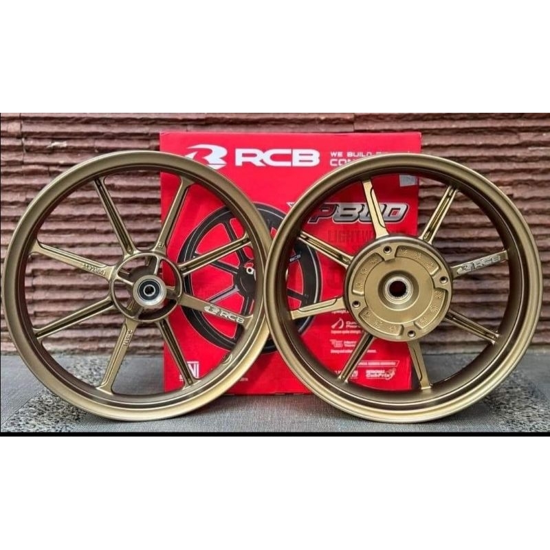 RCB SP800 8 SPOKES ALLOY MAGS WHEEL FOR HONDA CLICK 160 /CAN BE CONVERT ...