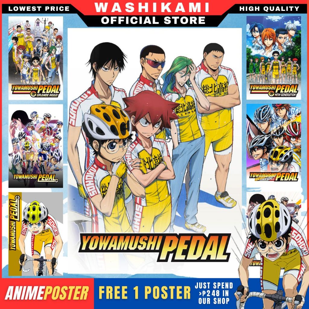 Yowamushi Pedal : Official A4 Anime Posters / Sticker Poster ...