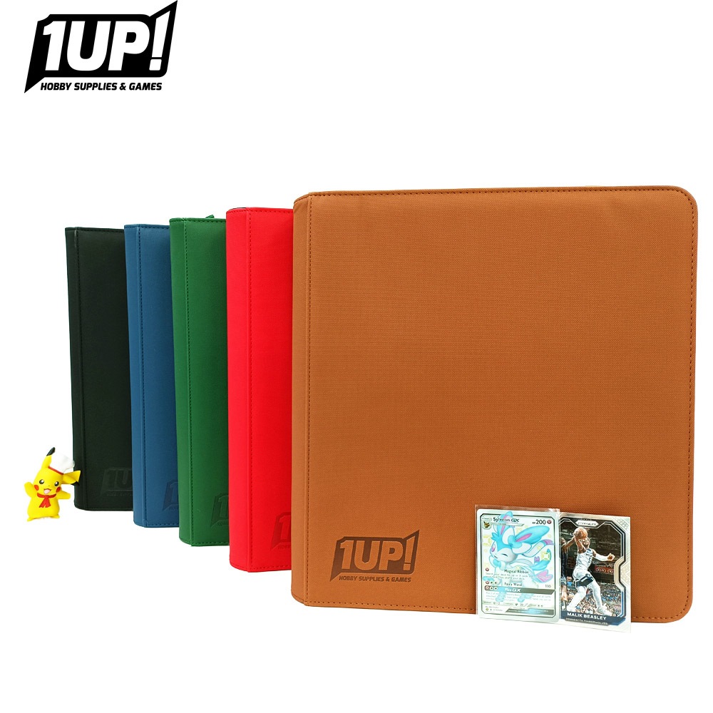 Pro-Player 12-Pocket Playset Zip-Album Mint - 480 Card Binder - MTG - PKM - YGO - Cremallera Aqua