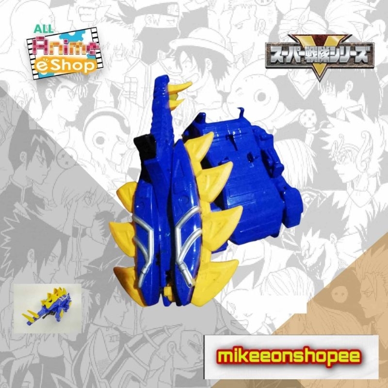 COD AUTHENTIC Power Rangers Dino Charge Blue Stego Zord Part Megazord ...