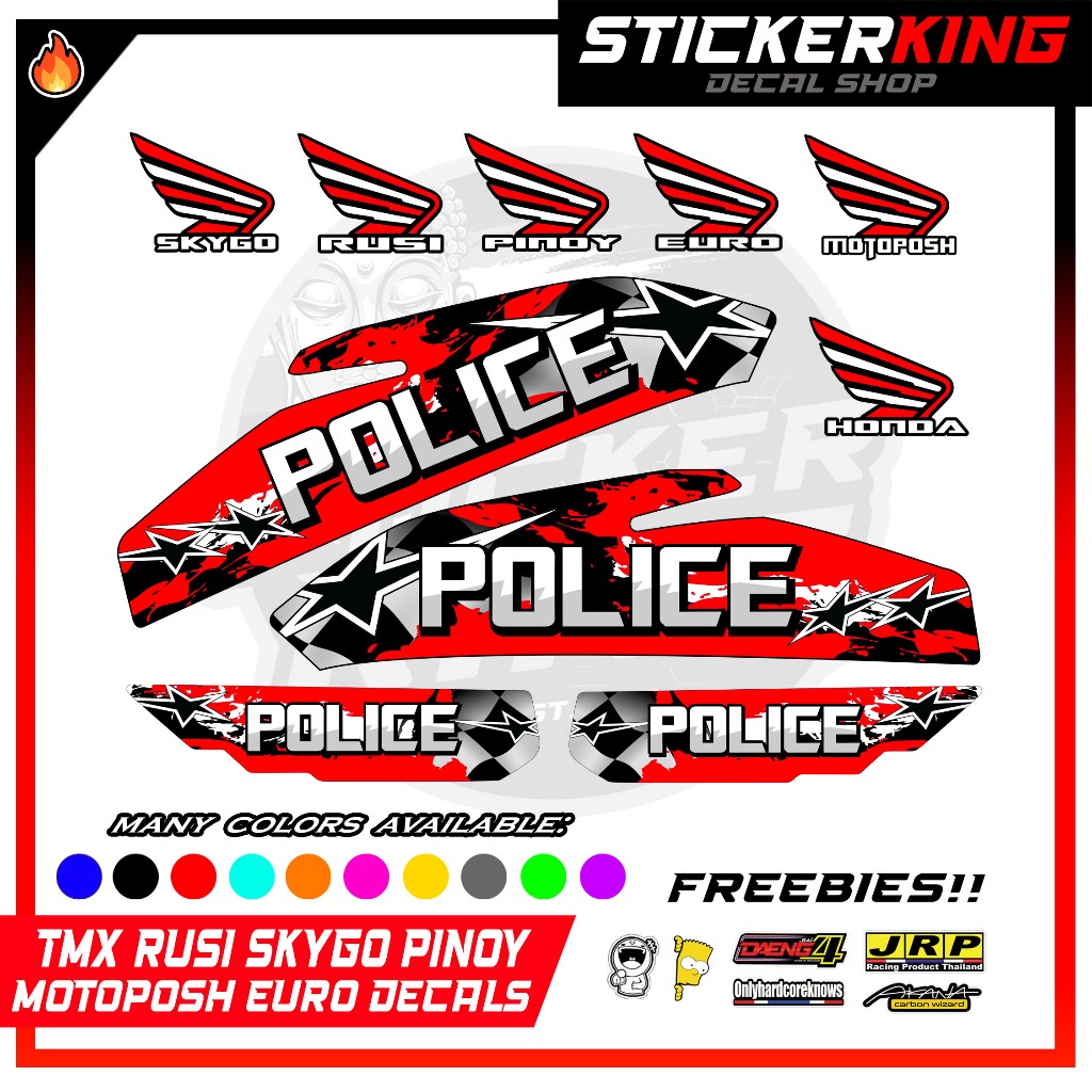 TMX / EURO / PINOY / RUSI / SKYGO / MOTOPOSH POLICE CONCEPT PANTRA ...