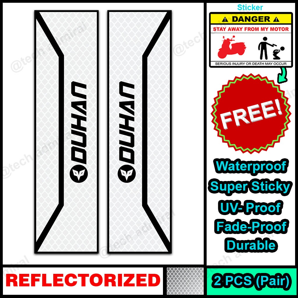 Alloy Top Box Sticker Waterproof Duhan Furious (REFLECTORIZED) | Shopee ...