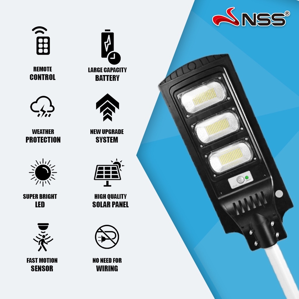NSS Solar Street Light 120W/200W/300W/400W/500W Solar Flood Light ...