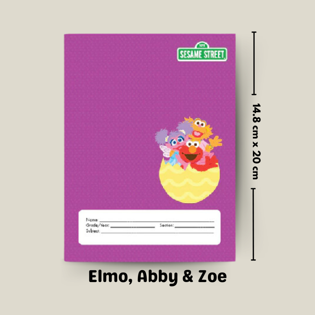 Stradmore Sesame Street Composition/Writing Notebook with Plastic ...