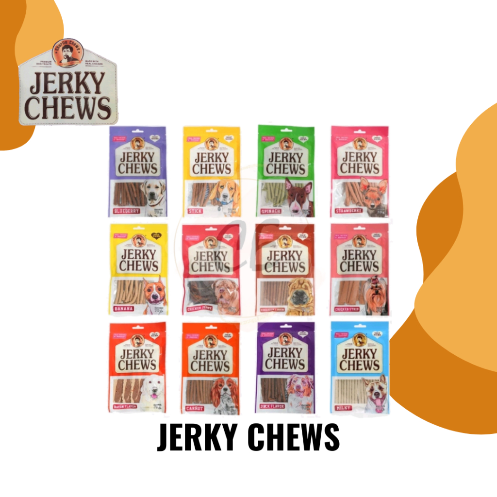 Jerky Chews Dog Treat All Stages 70g Shopee Philippines