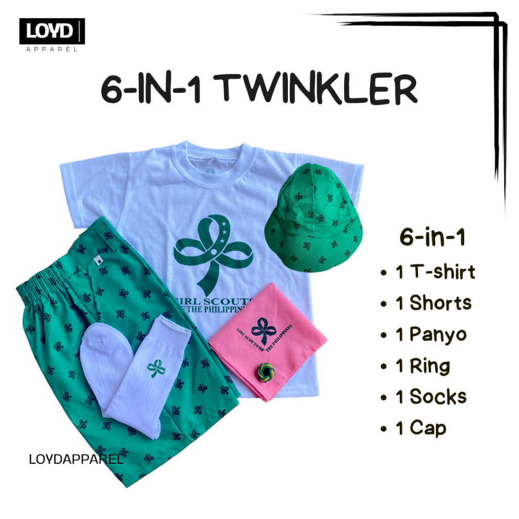 Twinkler Girl Scout Type B Complete Set Of Uniform For Girls | Loyd ...