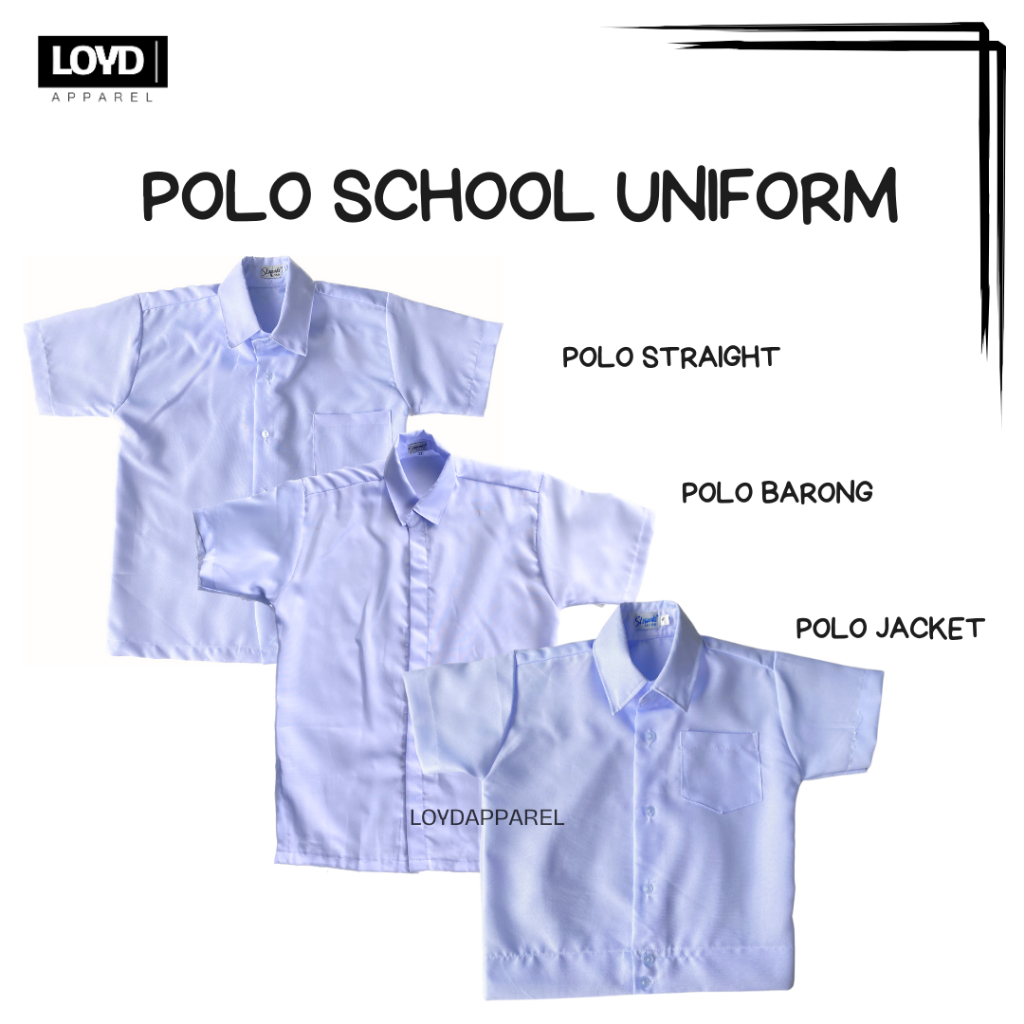 Polo School Uniform for Boys Elementary High School Straight Jacket